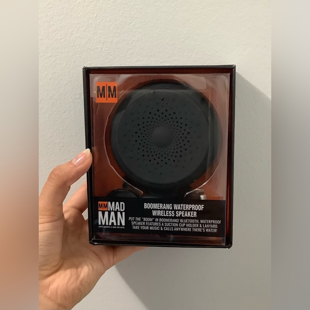 Boomerang Waterproof Wireless Speaker, Mad Man